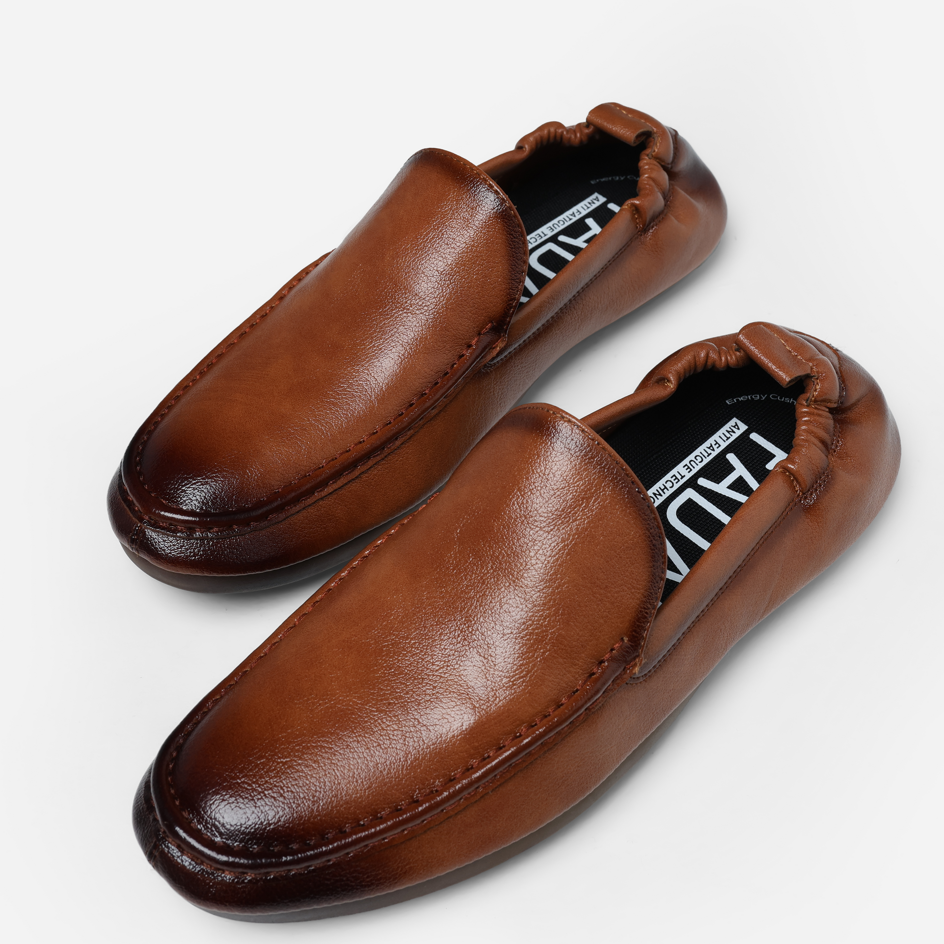 Stratford Driving Loafers - Brown - Fadano