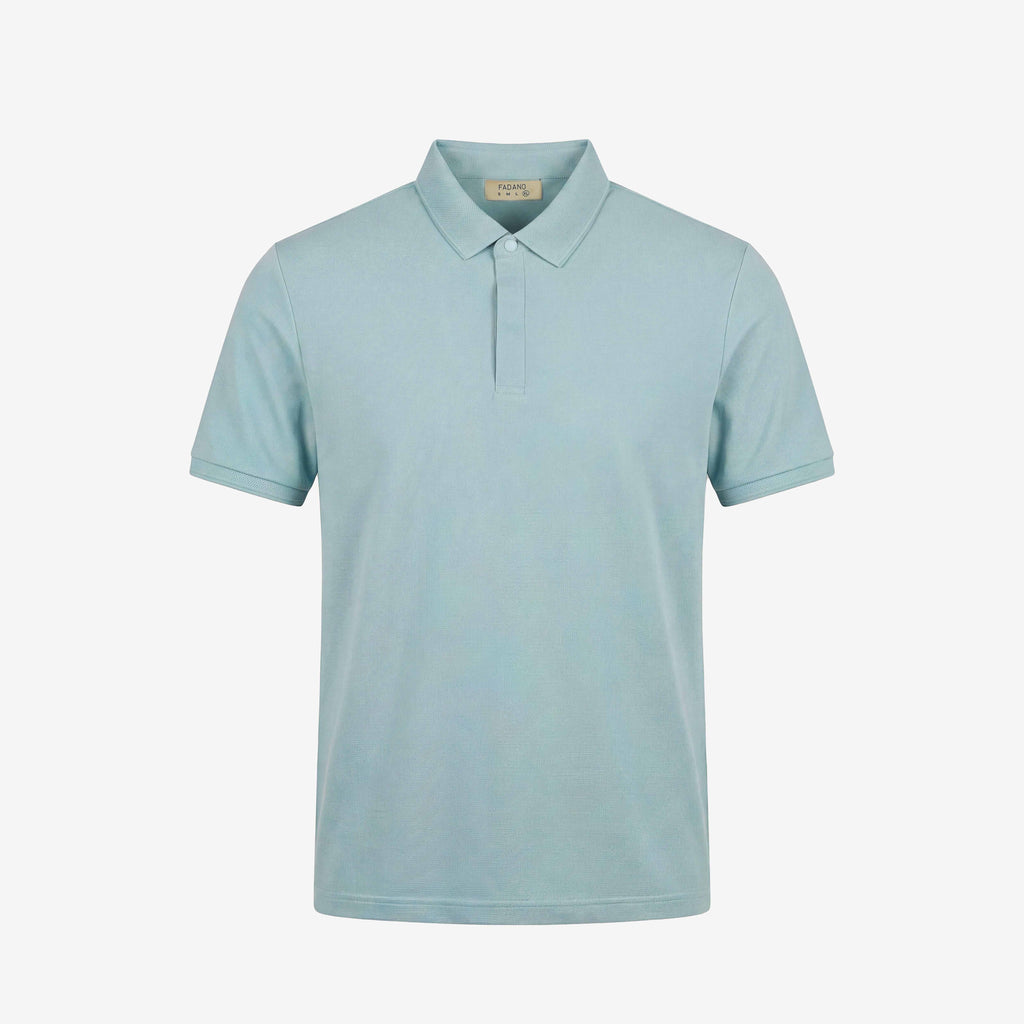 Signature Knit Polo - Misty Teal