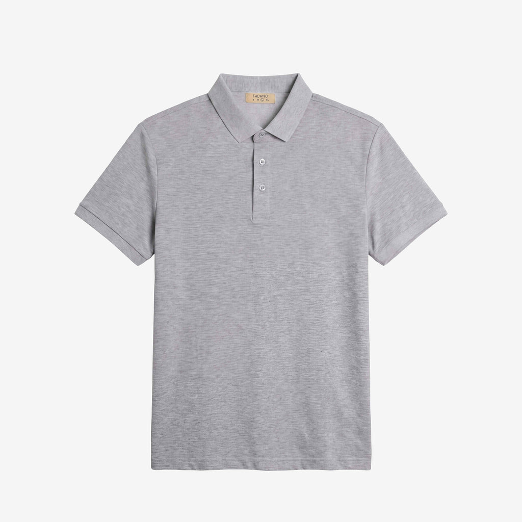 EaseFit Classic Polo - ⁠ ⁠Light Grey