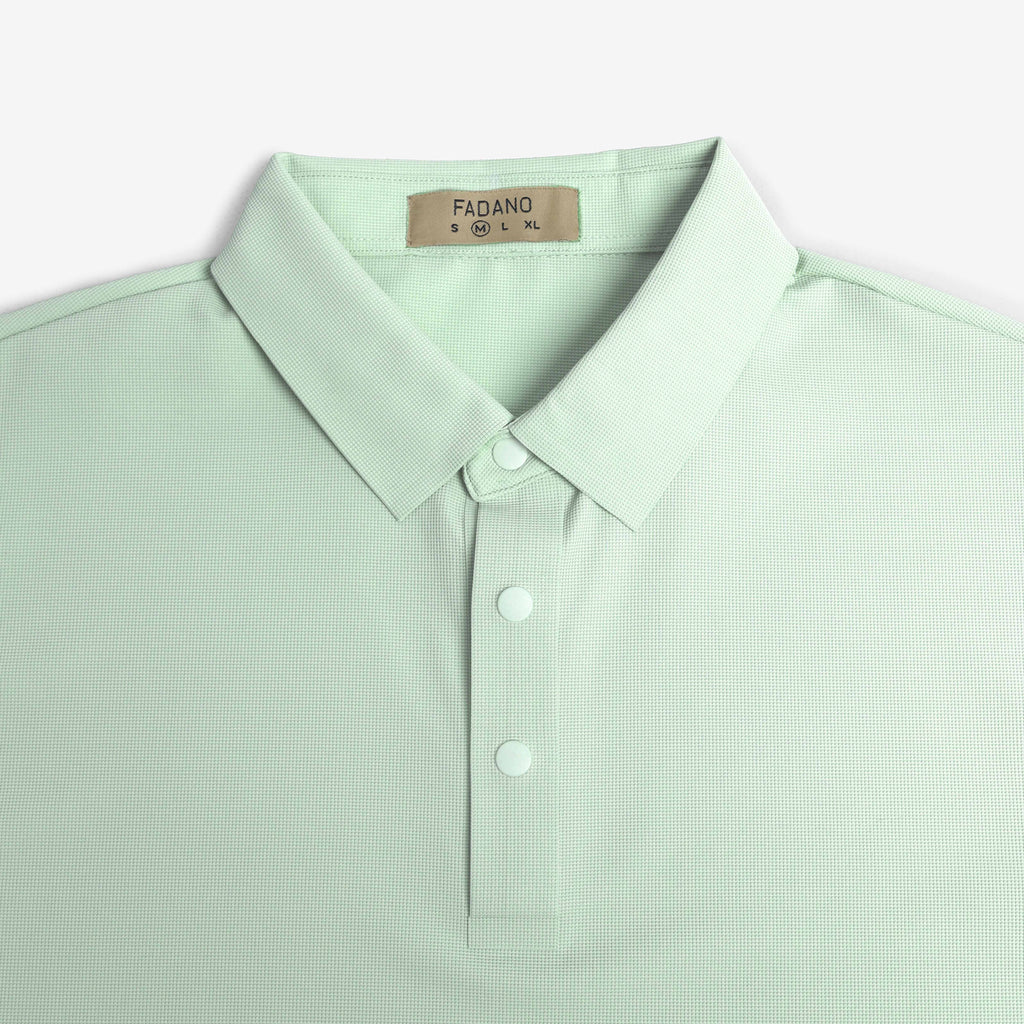 AeroTech Performance Polo - Mint Green