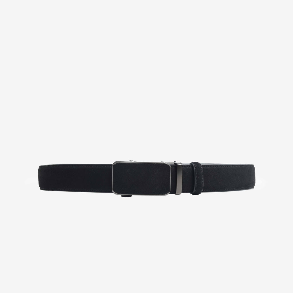 Alden Suede Auto-Lock Belt - Black