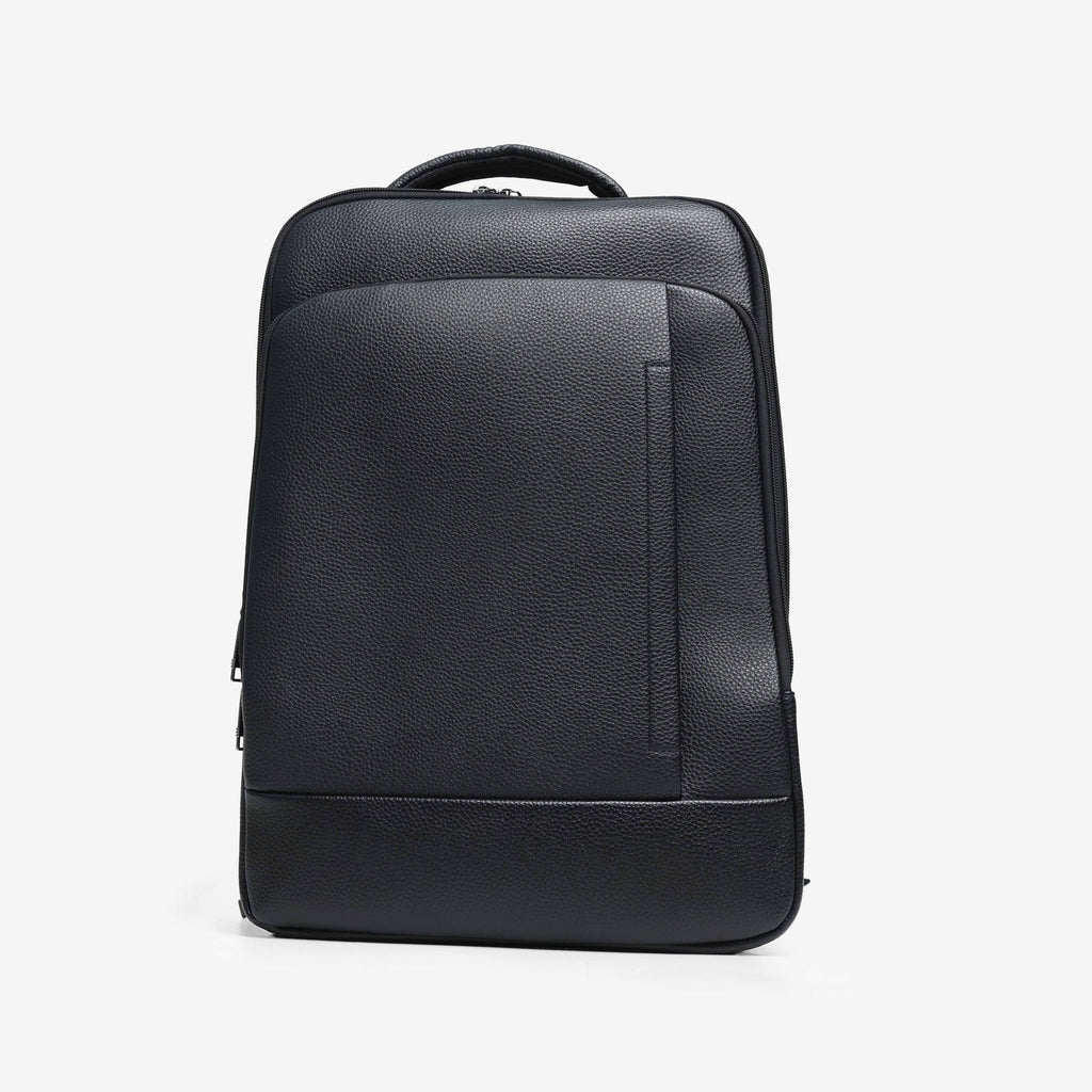 Textured Faux Leather Utility Backpack