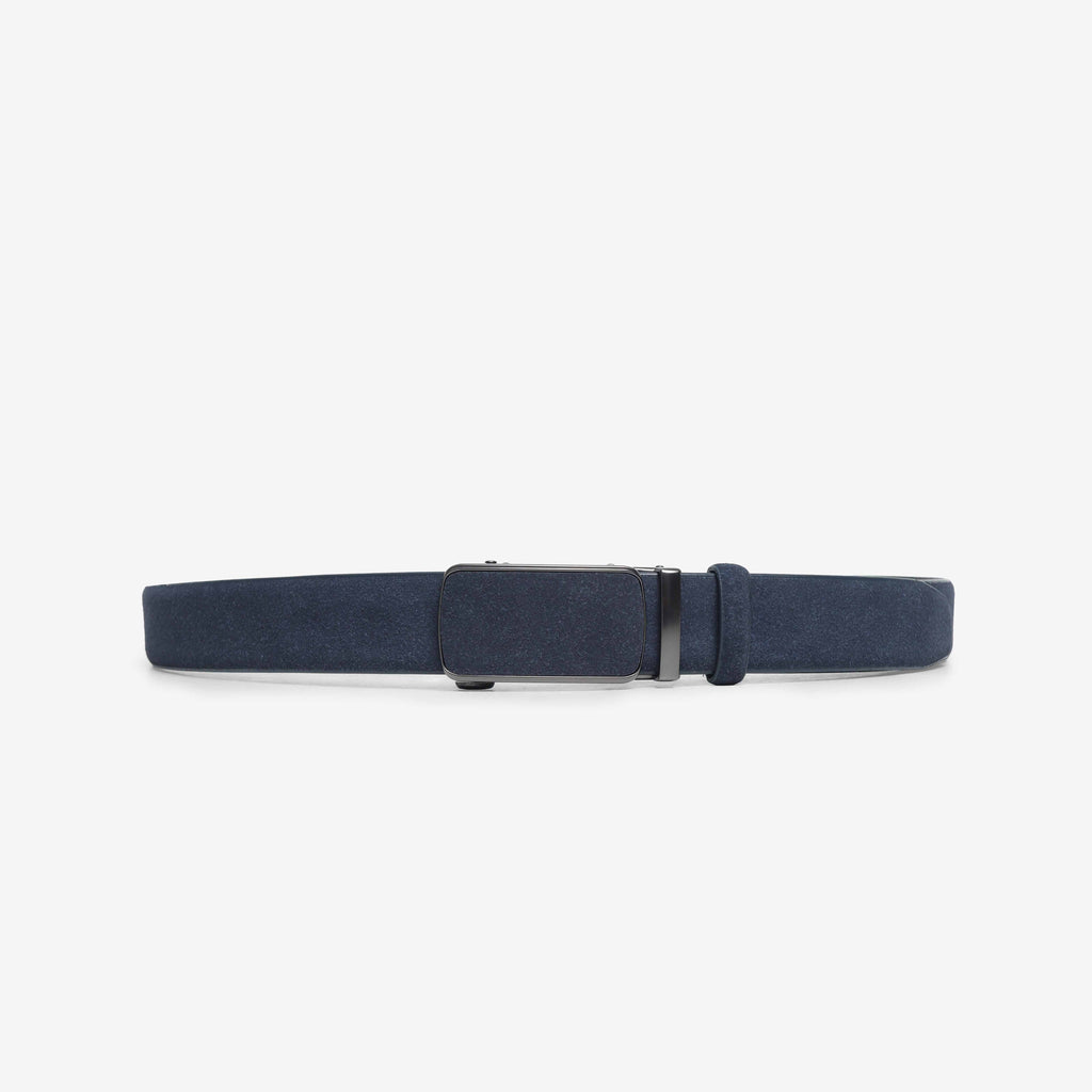 Alden Suede Auto-Lock Belt - Navy