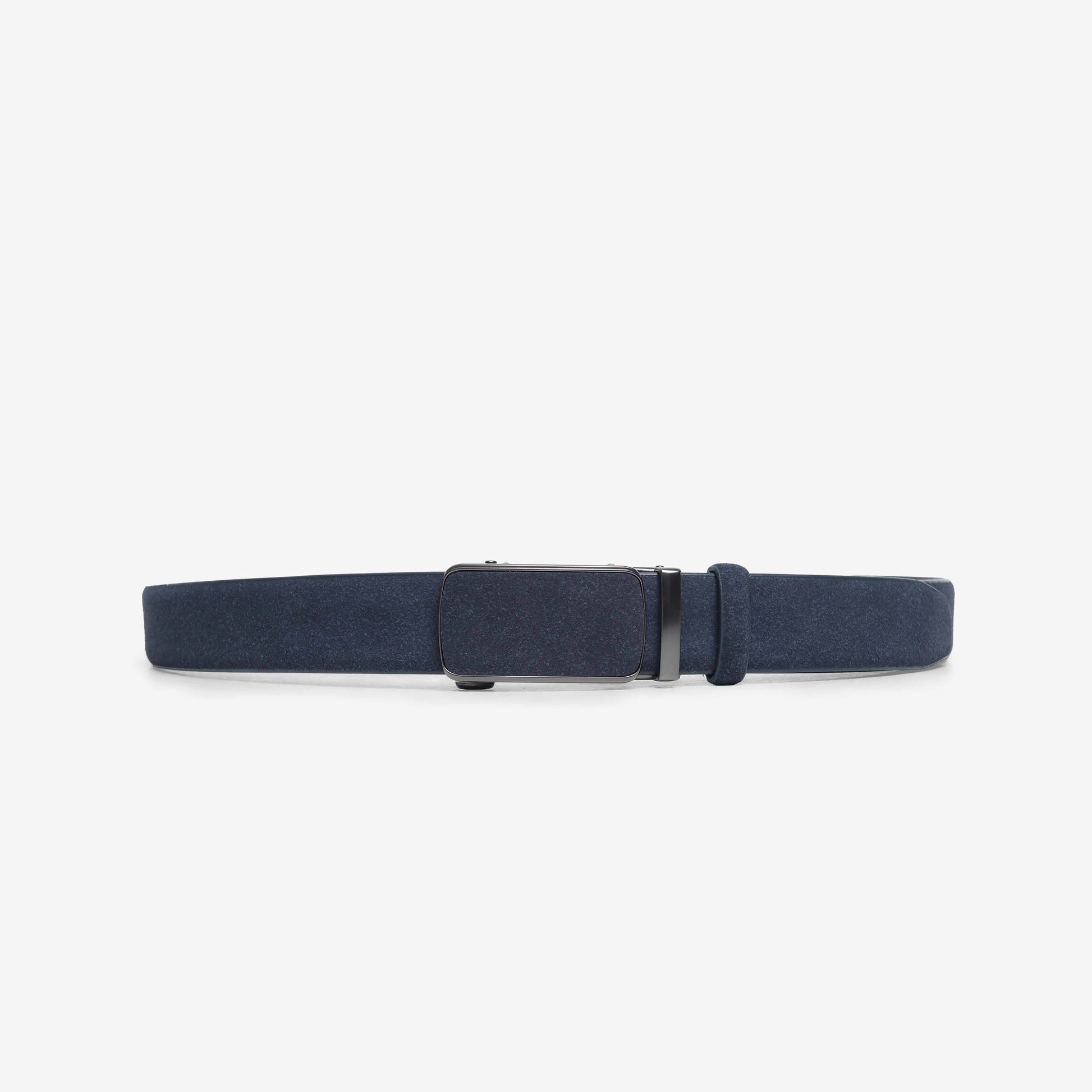 Alden Suede Auto-Lock Belt - Navy