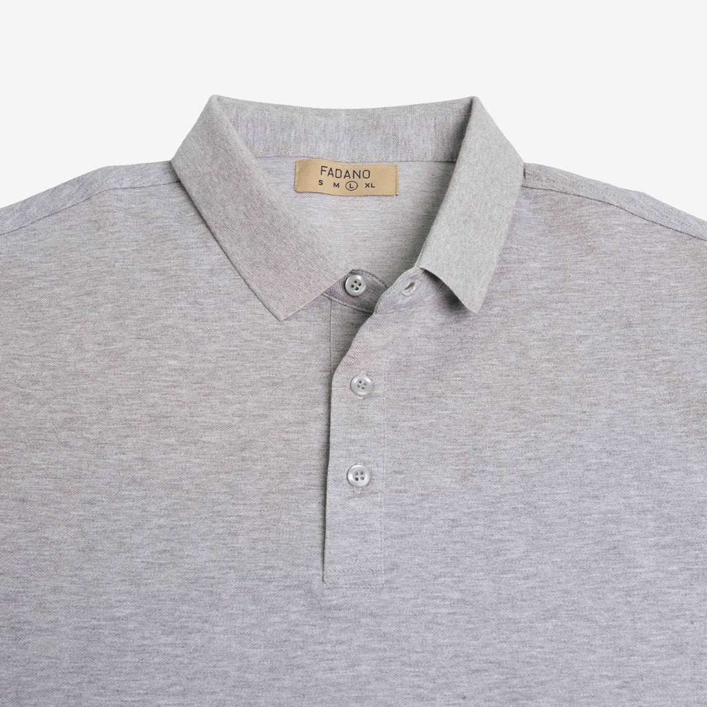 EaseFit Classic Polo - ⁠ ⁠Light Grey