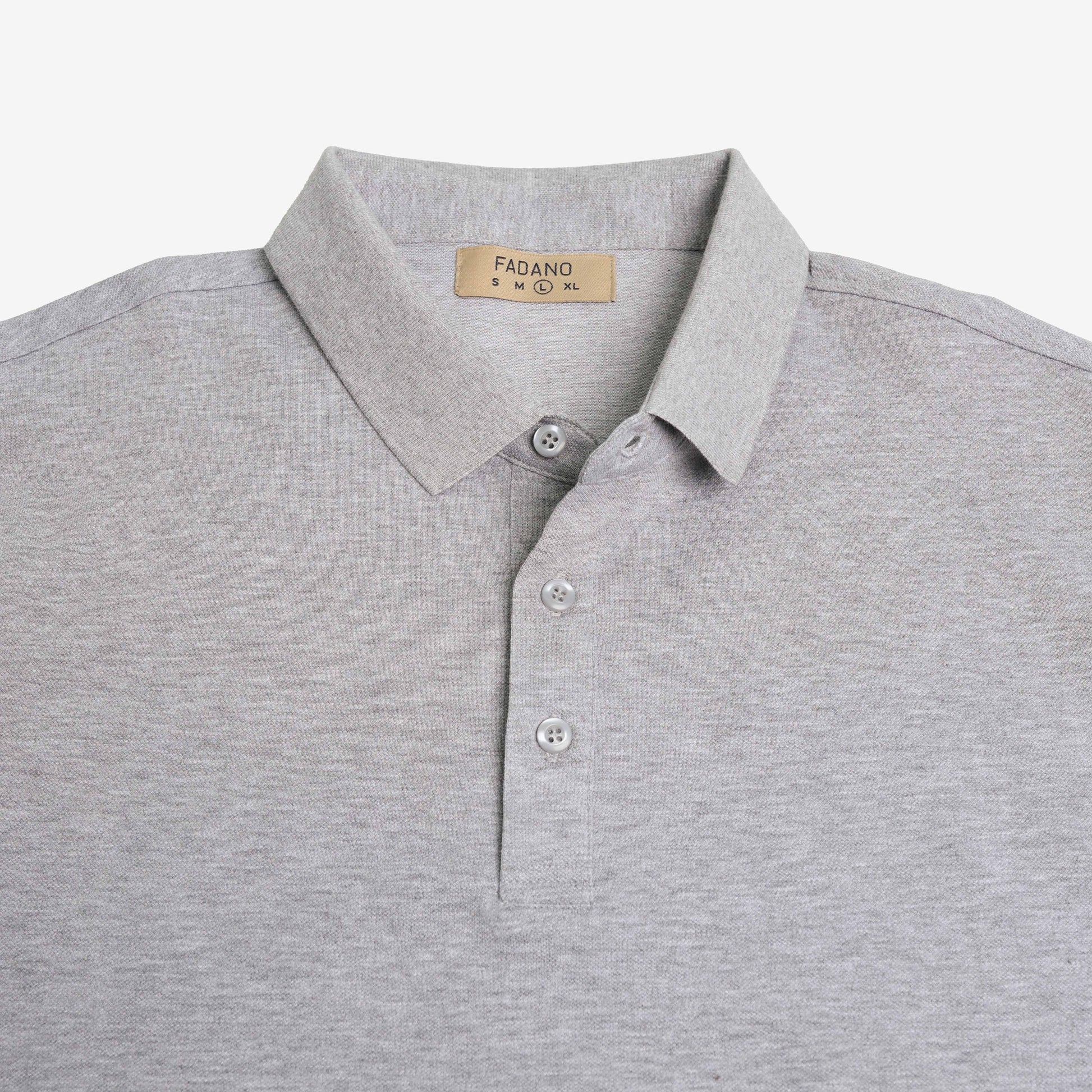 EaseFit Classic Polo - ⁠ ⁠Light Grey