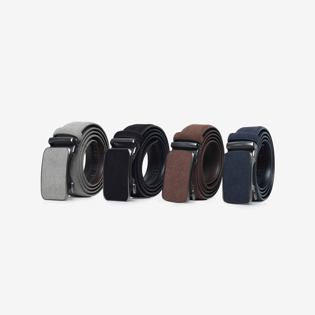 Alden Suede Auto-Lock Belt - Black