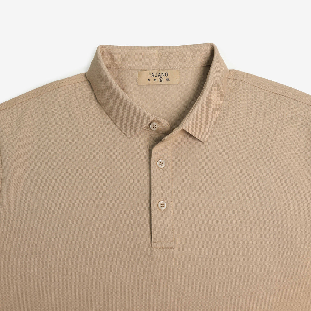EaseFit Classic Polo - ⁠Beige