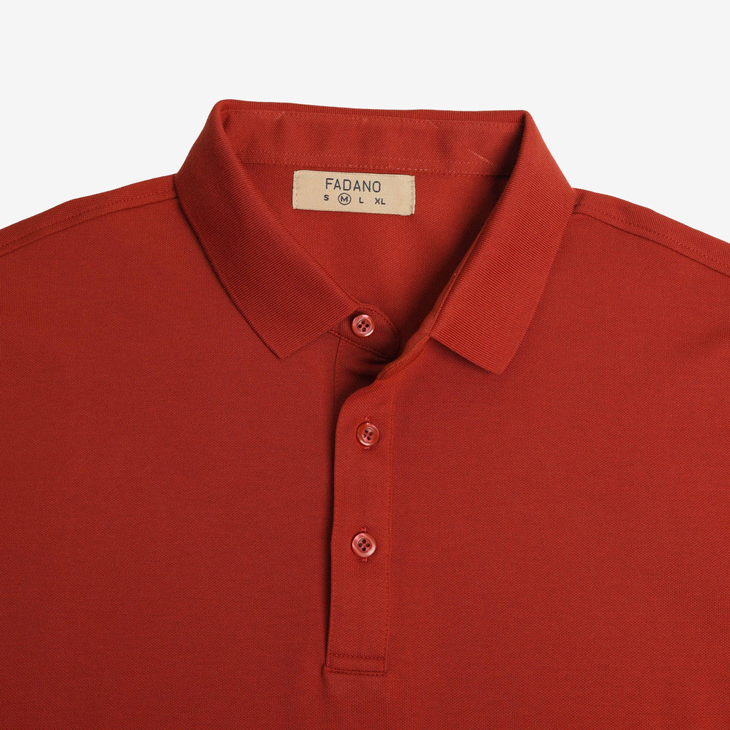 EaseFit Classic Polo - Rust