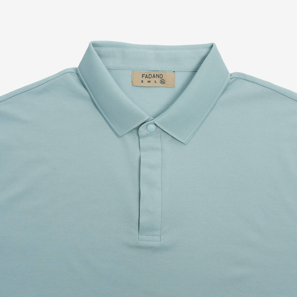 Signature Knit Polo - Misty Teal