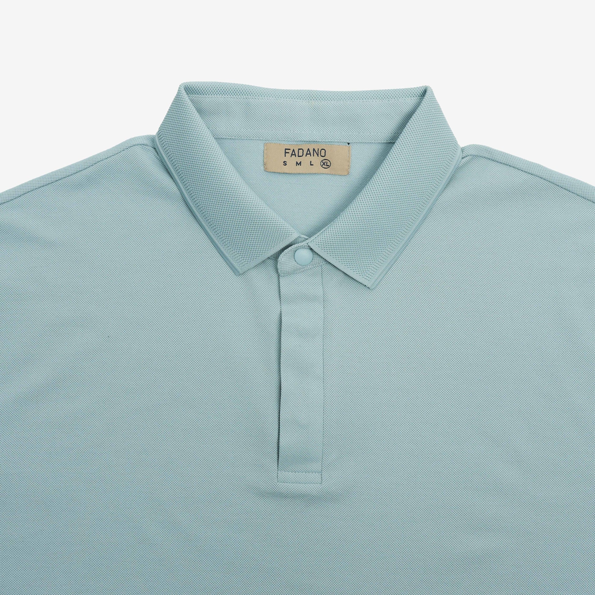 Signature Knit Polo - Misty Teal