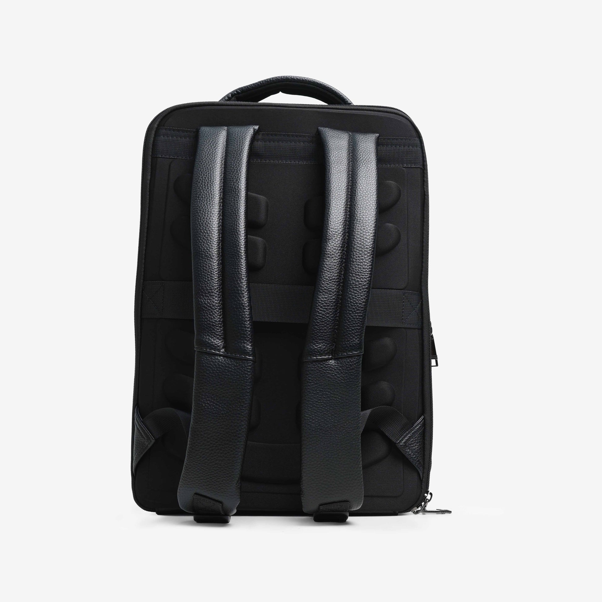 Textured Faux Leather Utility Backpack
