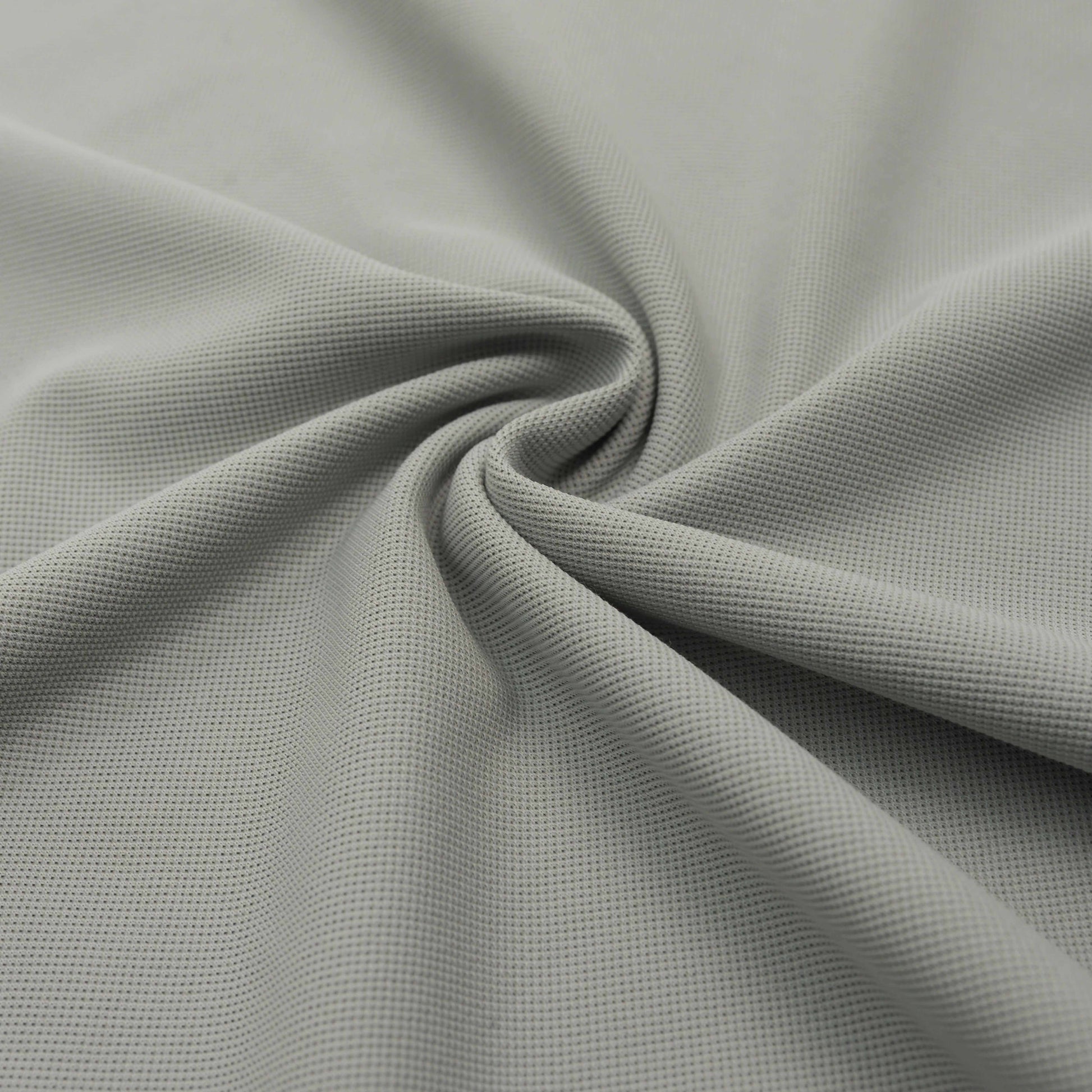 Signature Knit Polo - Light Grey