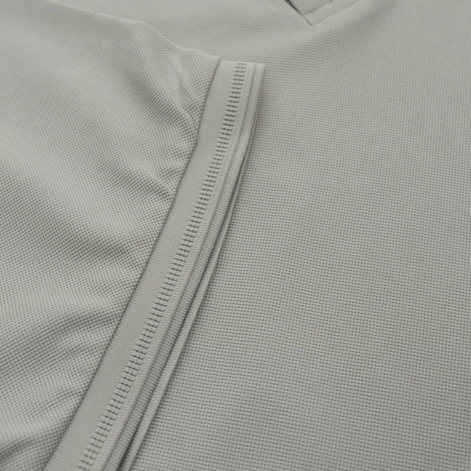 Signature Knit Polo - Light Grey