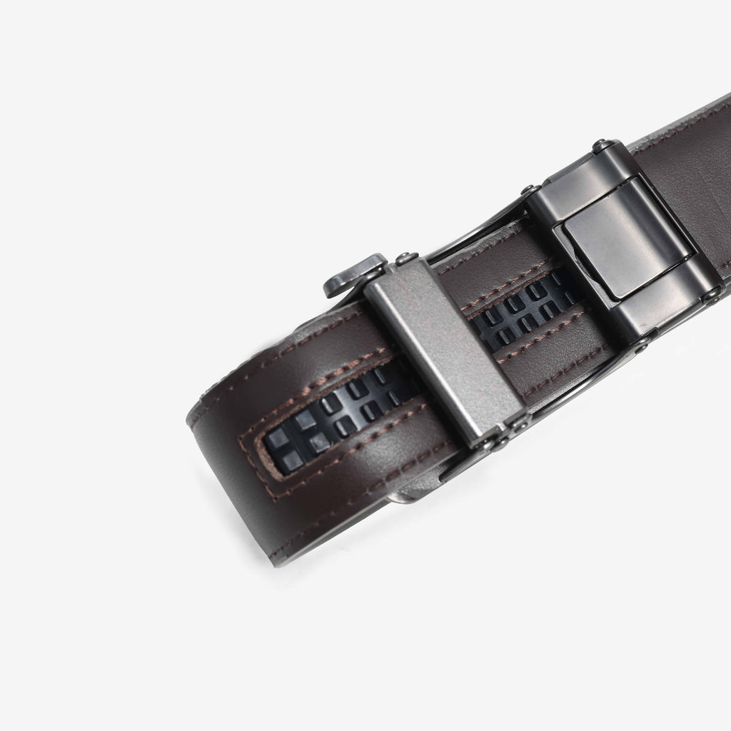Alden Suede Auto-Lock Belt - Ash Grey