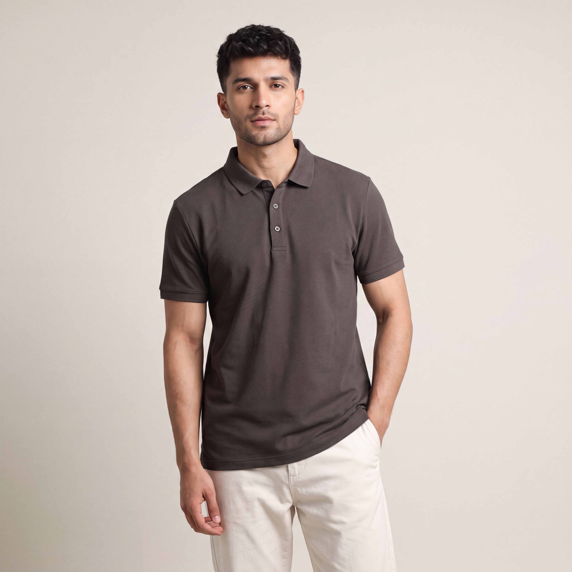 EaseFit Classic Polo - ⁠Dark Grey