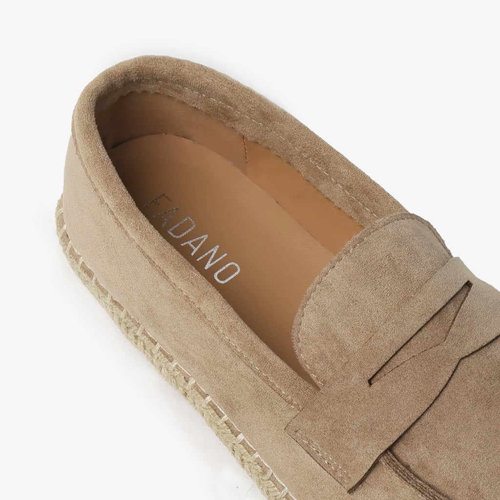 Beckett Espadrille - Sand Brown