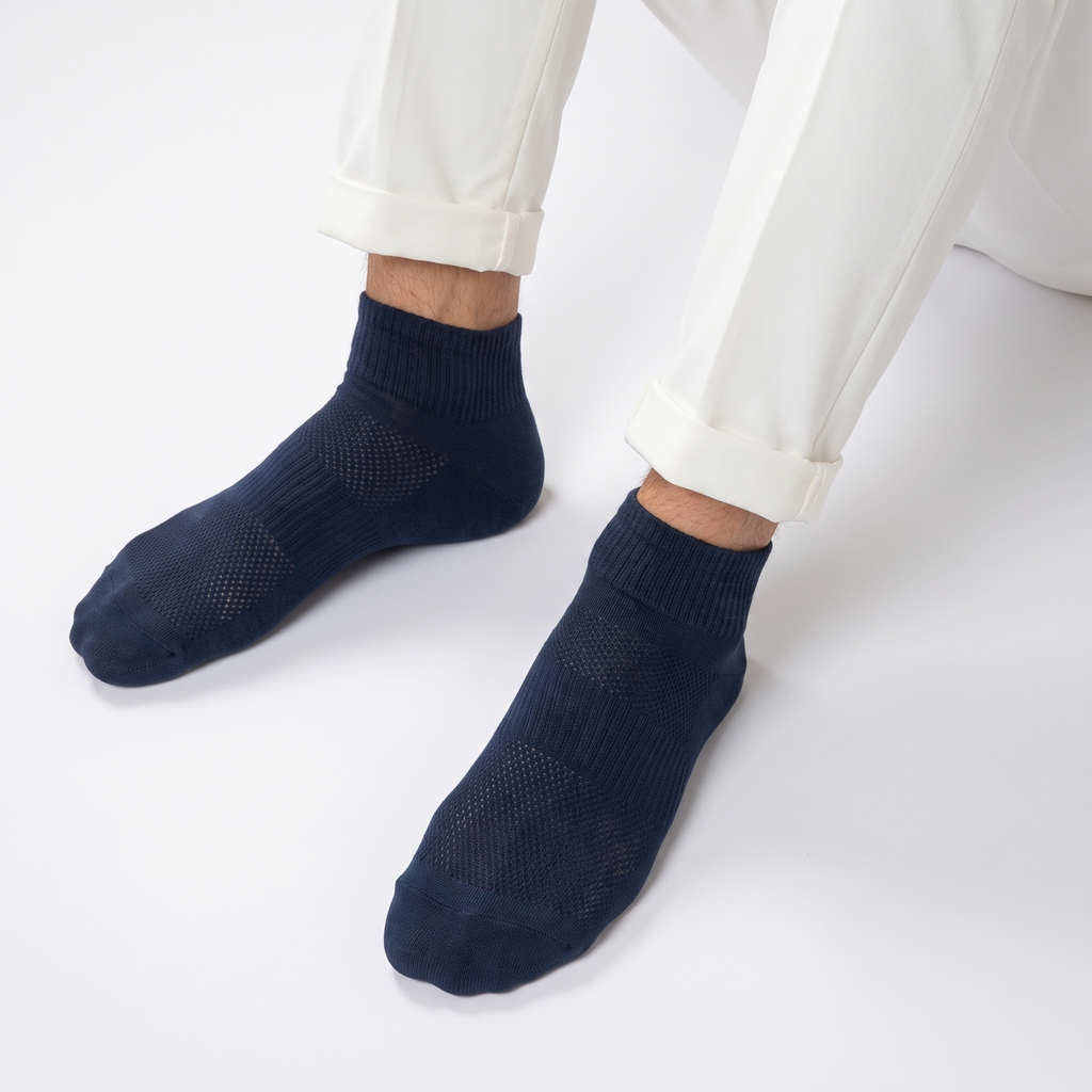 Dynamic Ankle Socks - Navy Blue