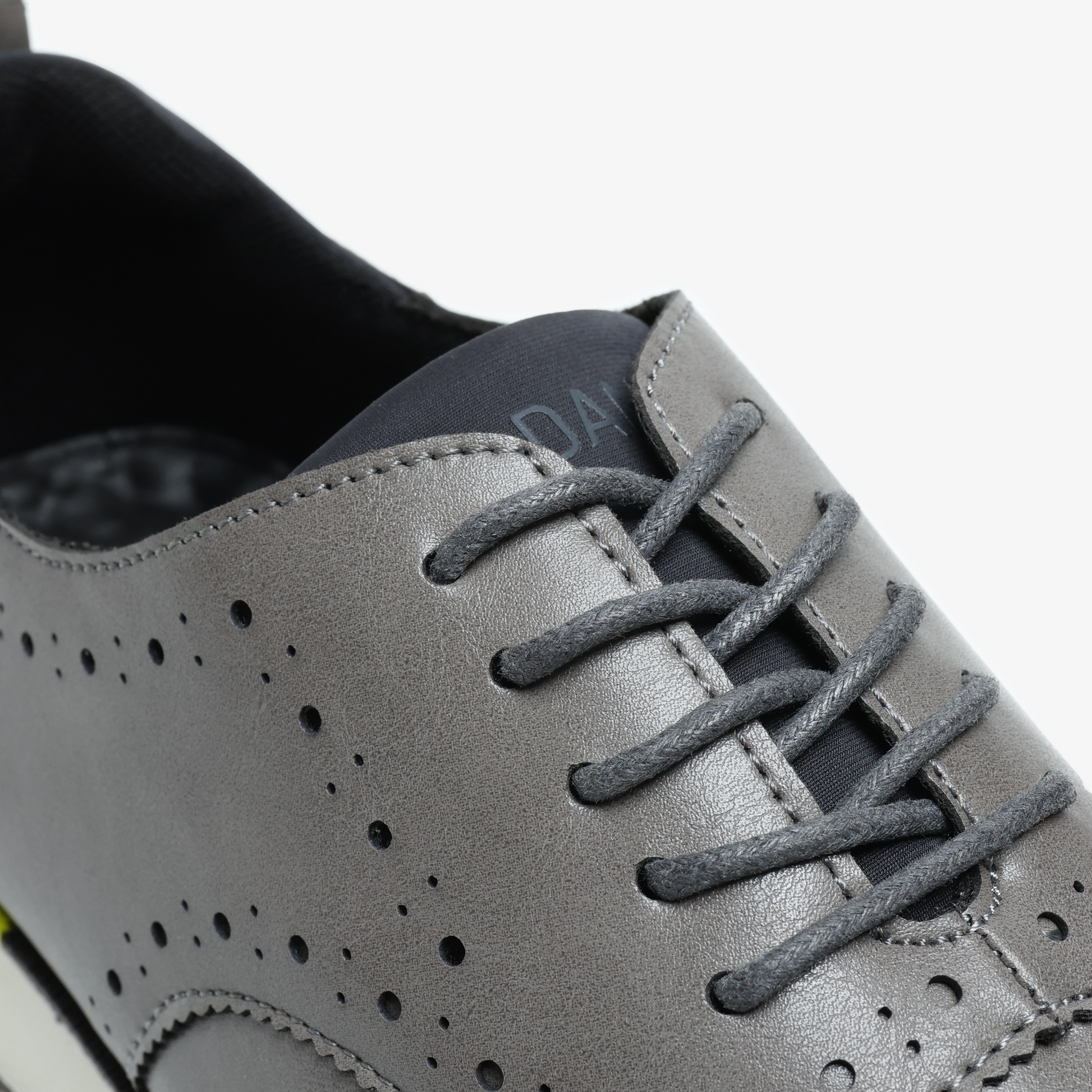 Caliber-Grey-front-closeup-view