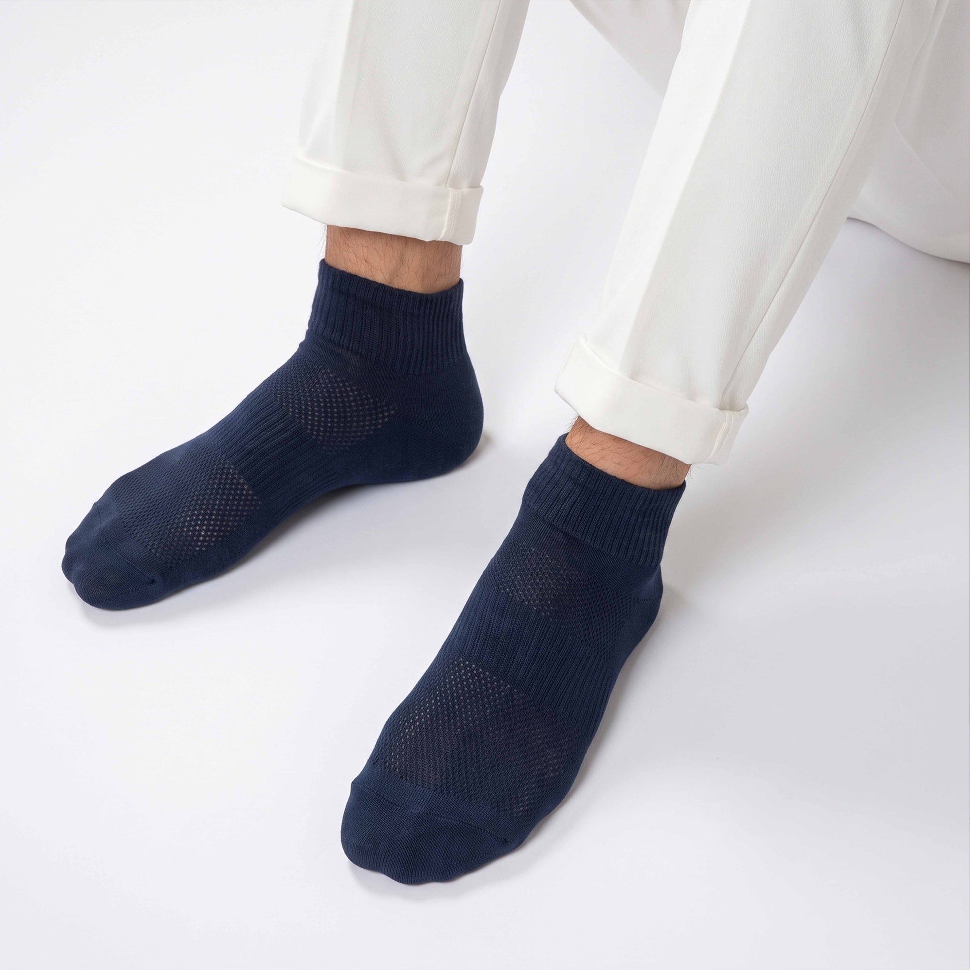 Dynamic Ankle Socks - Navy Blue