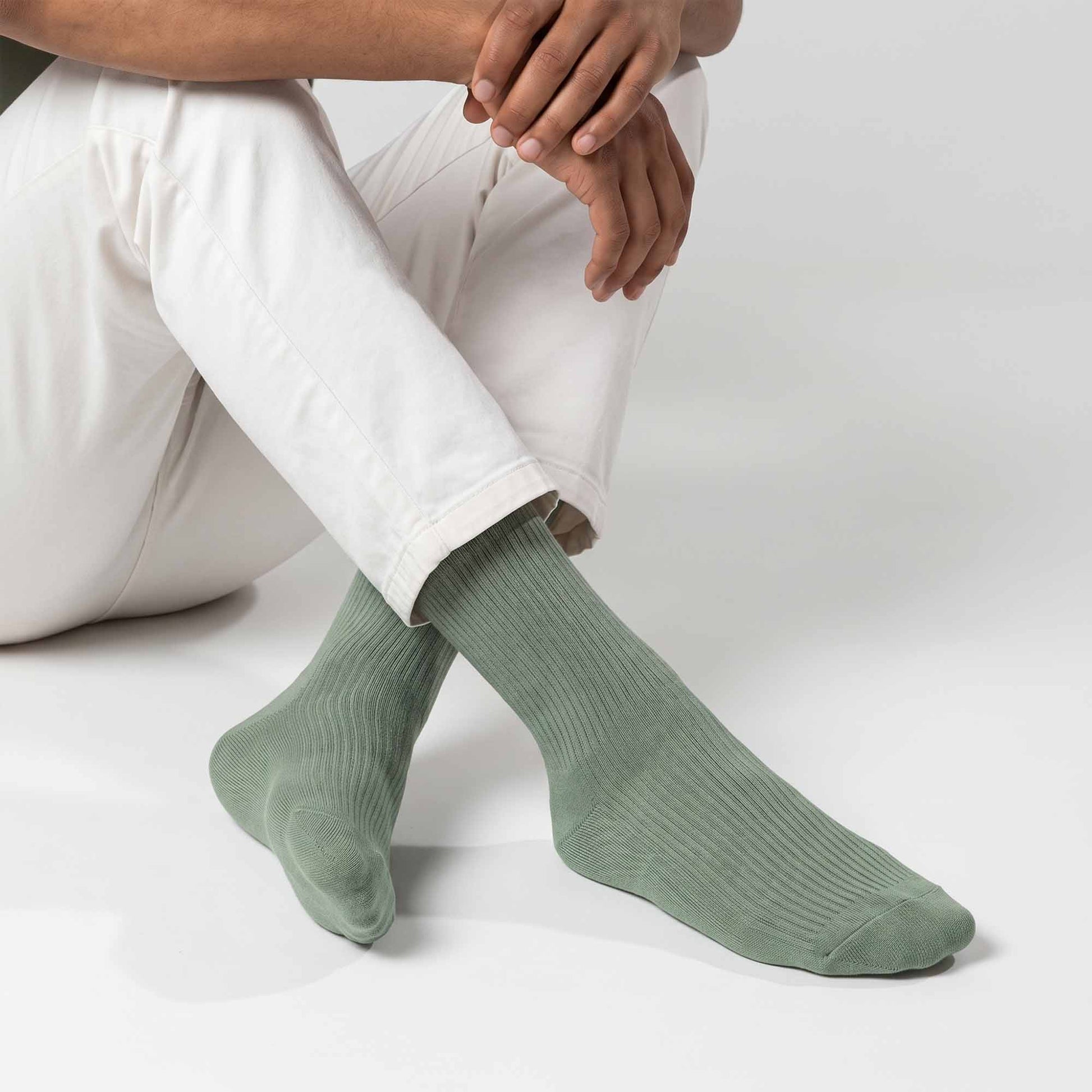 Essential Lycra Socks - Green