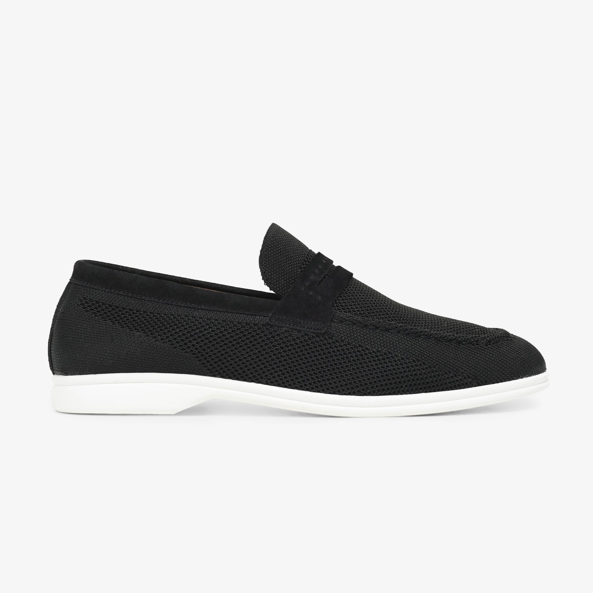 Zandov Penny Loafers- Black | Classic Penny Design with Modern