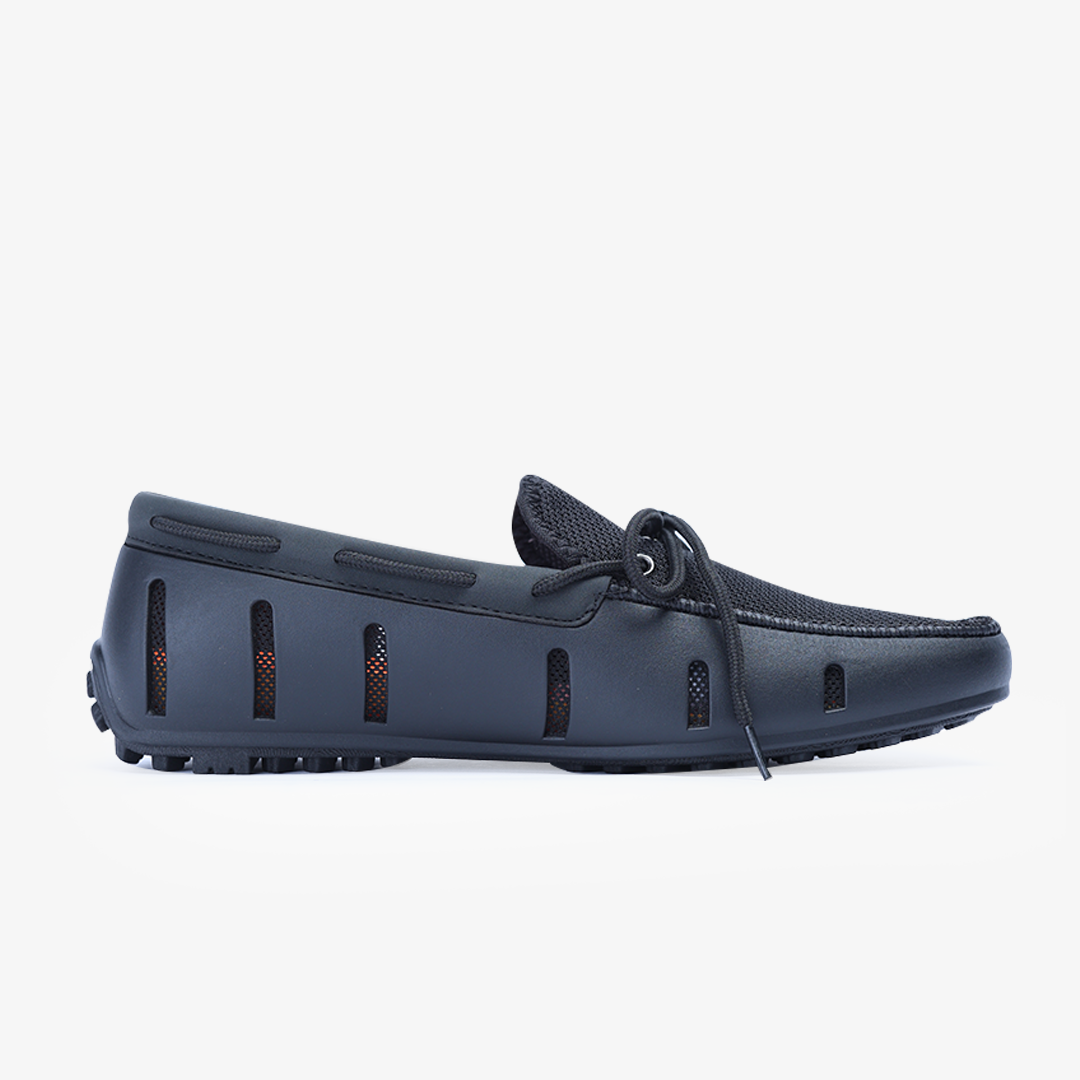 Polaris Knot Loafers - Black