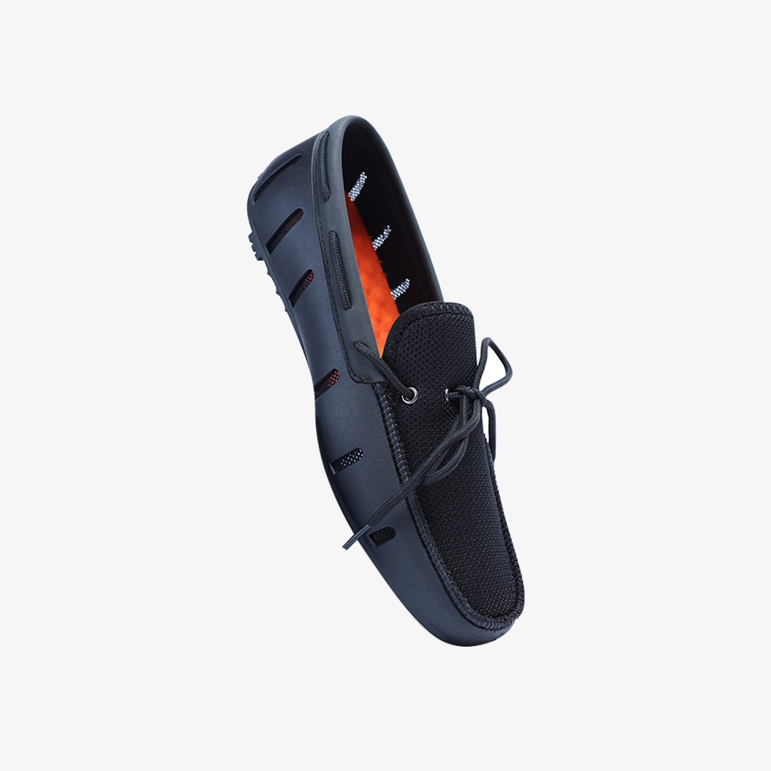 Polaris Knot Loafers - Black