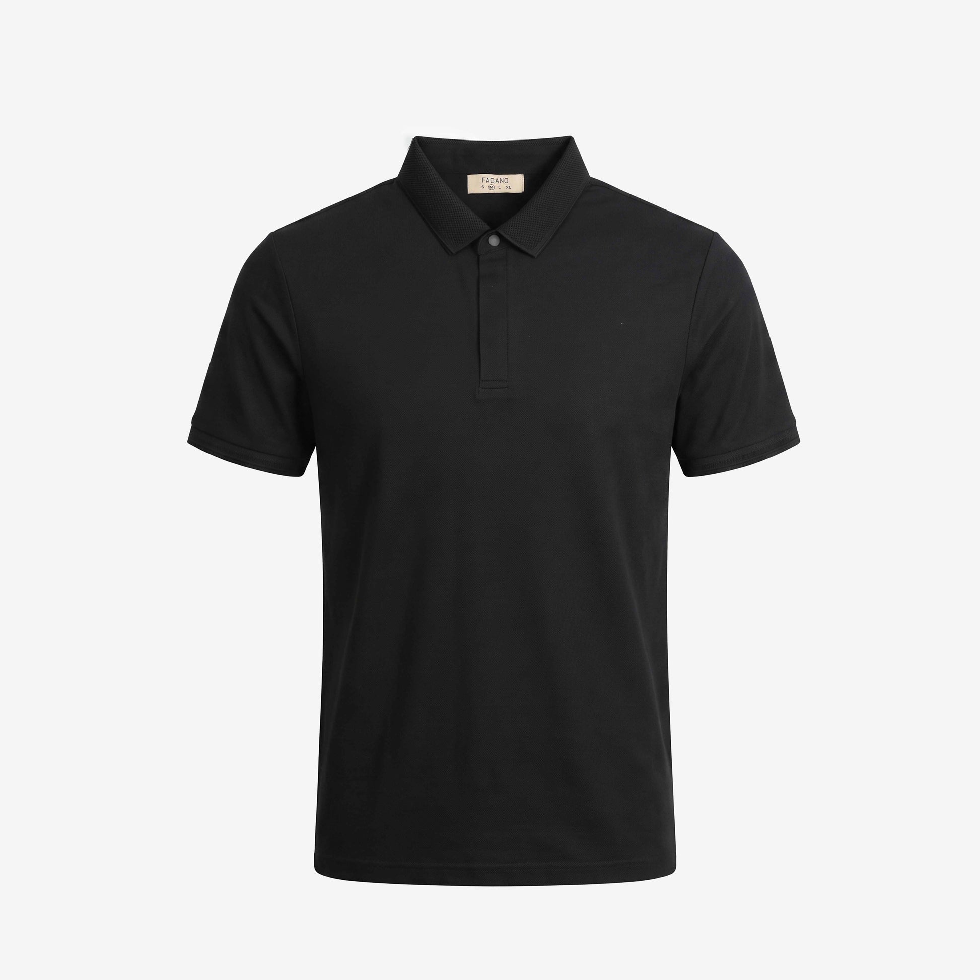 Signature Knit Polo - Black