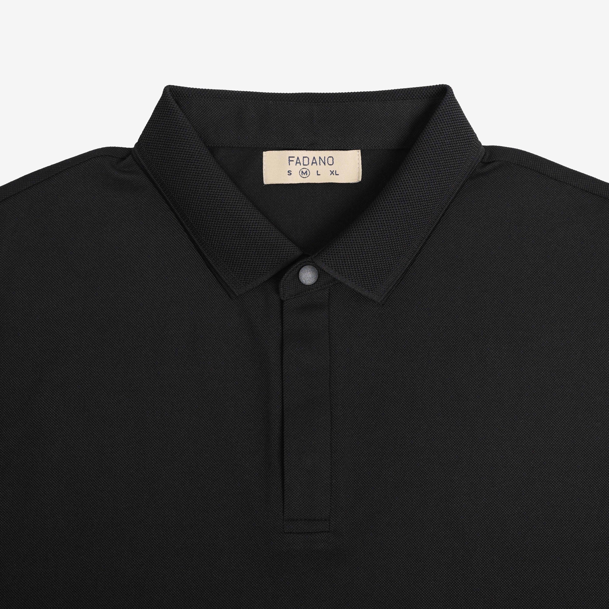 Signature Knit Polo - Black