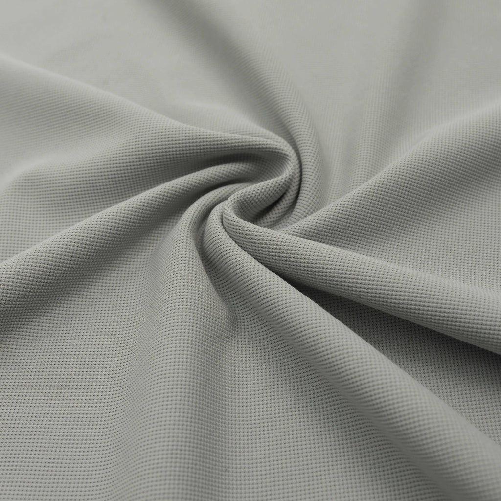 Signature Knit Polo - Light Grey