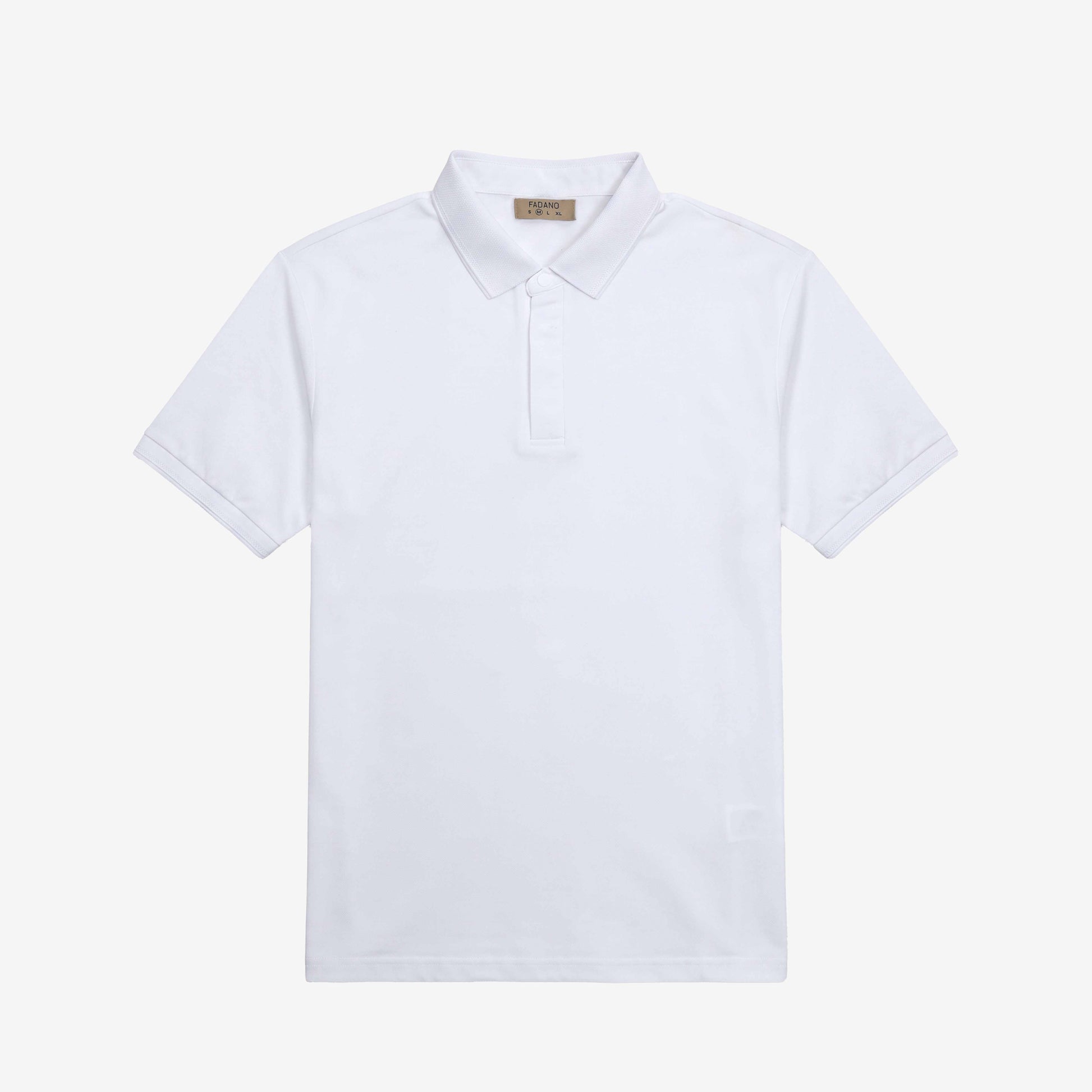 Signature Knit Polo - White
