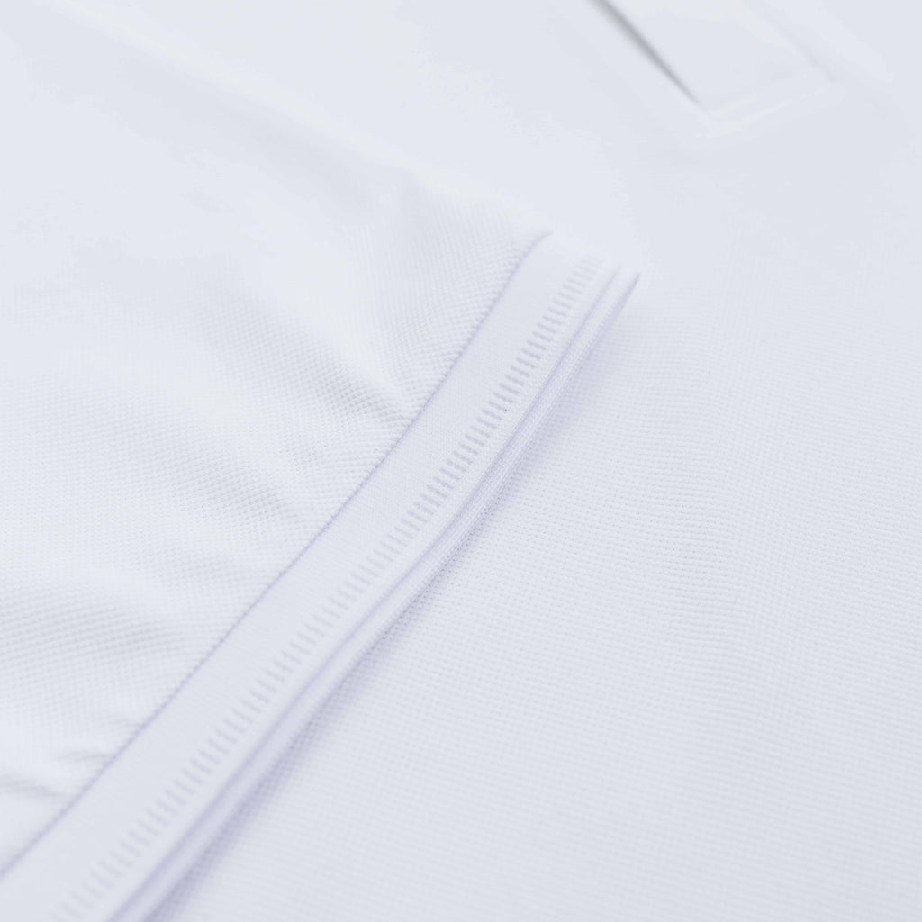 Signature Knit Polo - White