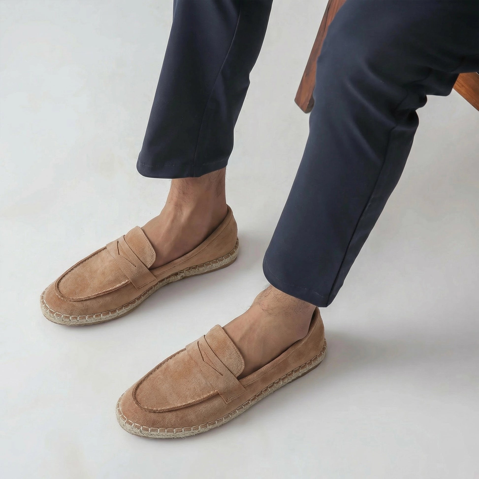 Beckett Espadrille Rose Brown