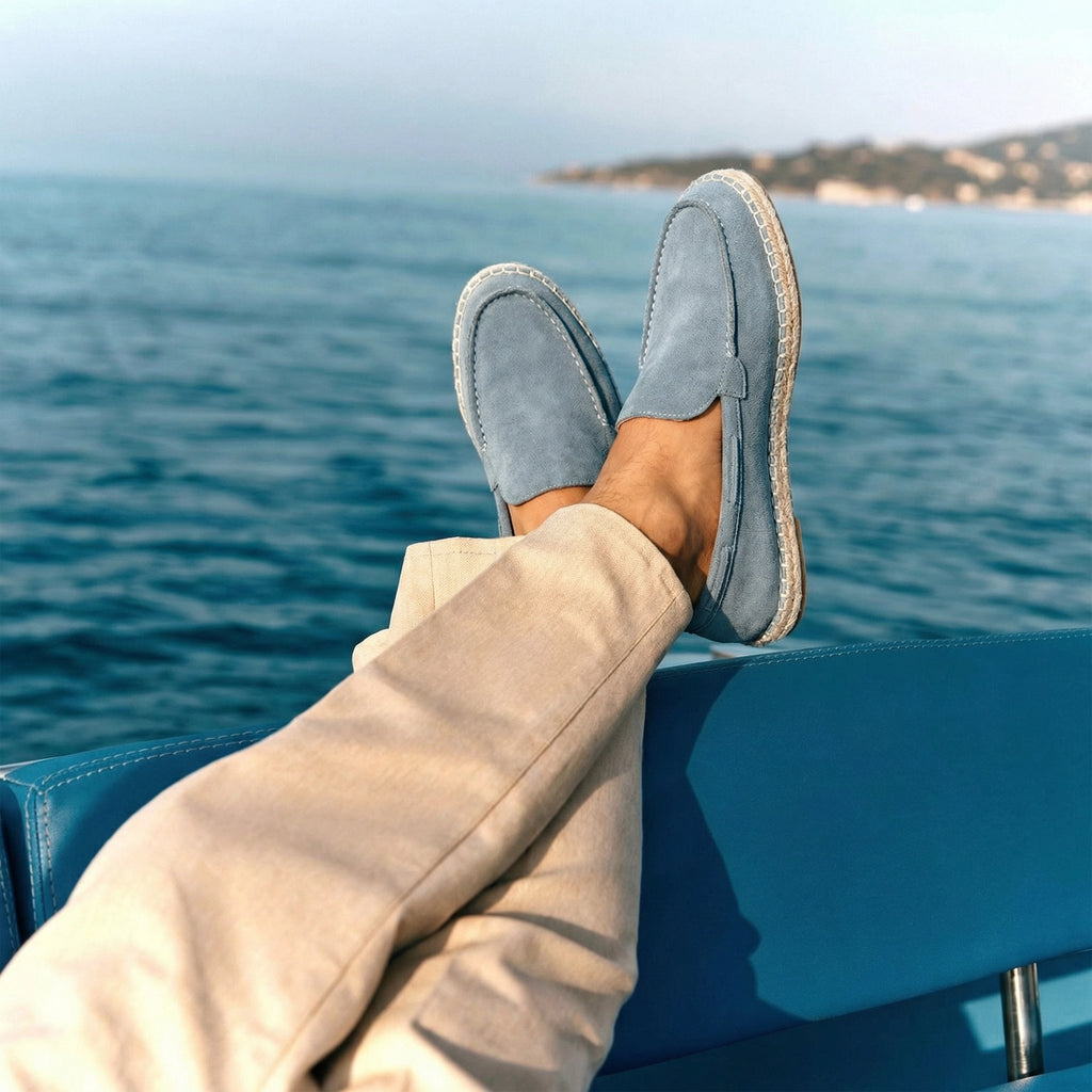 Belgrave Espadrille - Dusty Blue