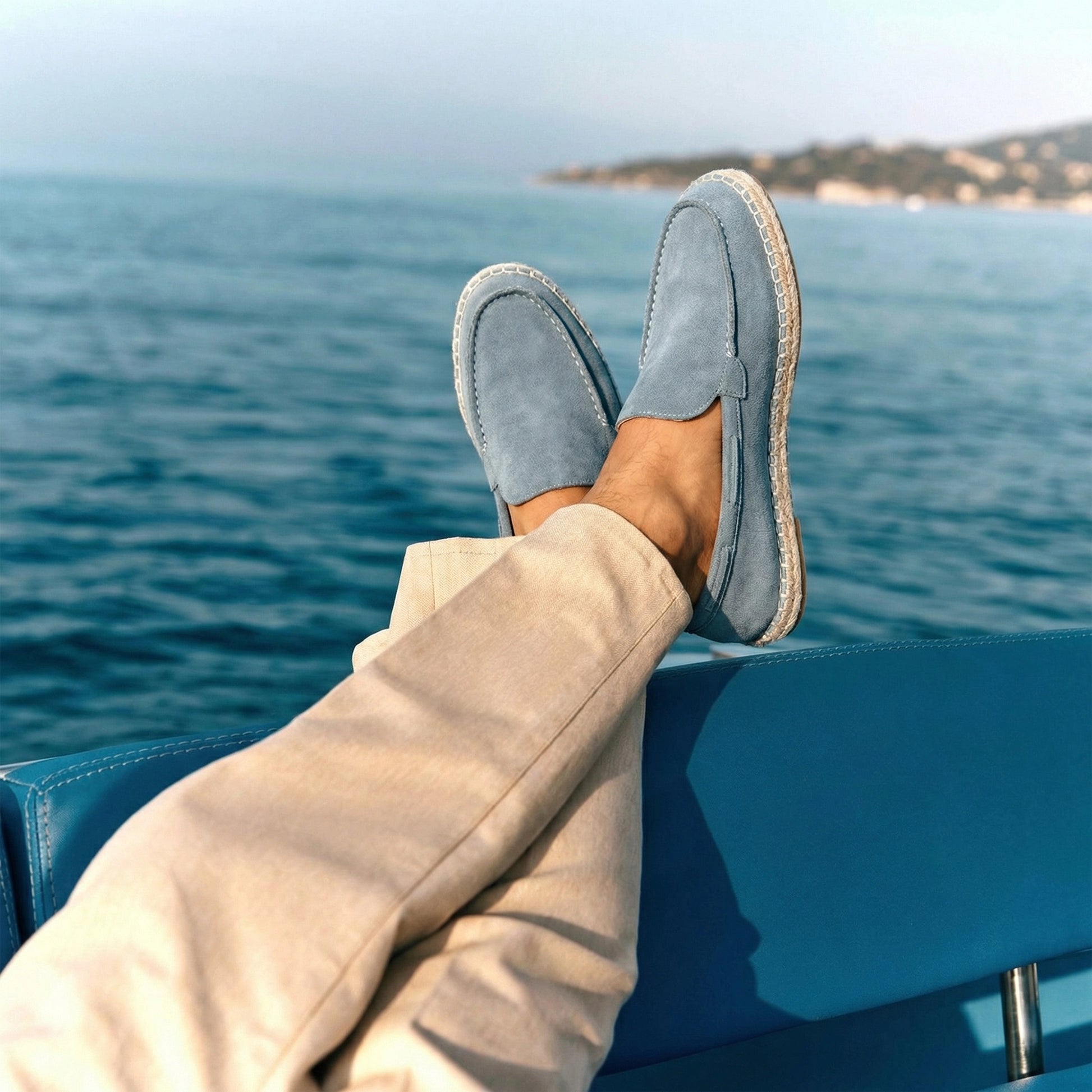 Belgrave Espadrille - Dusty Blue