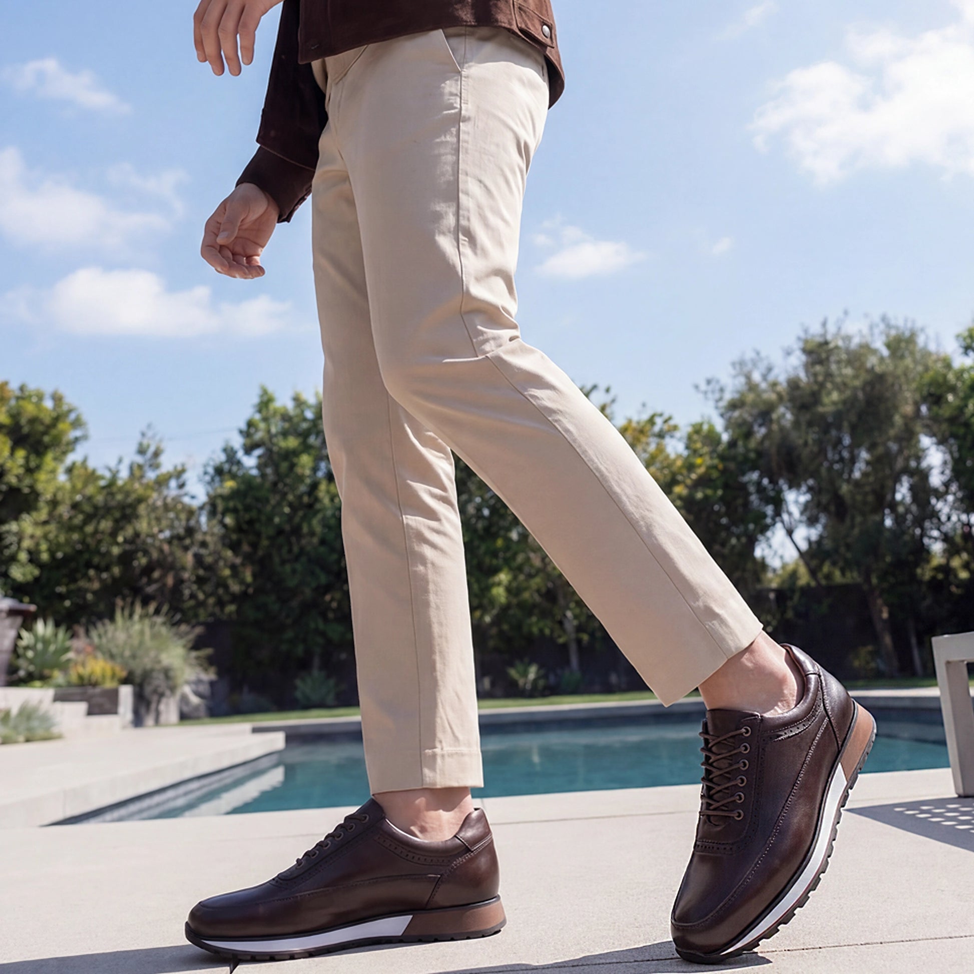 Collins Hybrid Oxfords - Coffee