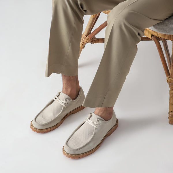 Belford Moc Toe - Pale Stone