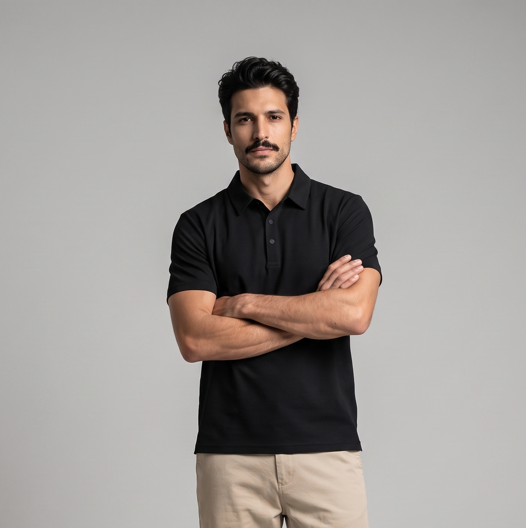 AeroTech Performance Polo - ⁠Black