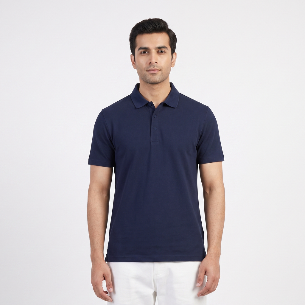 AeroTech Performance Polo - ⁠Navy Blue