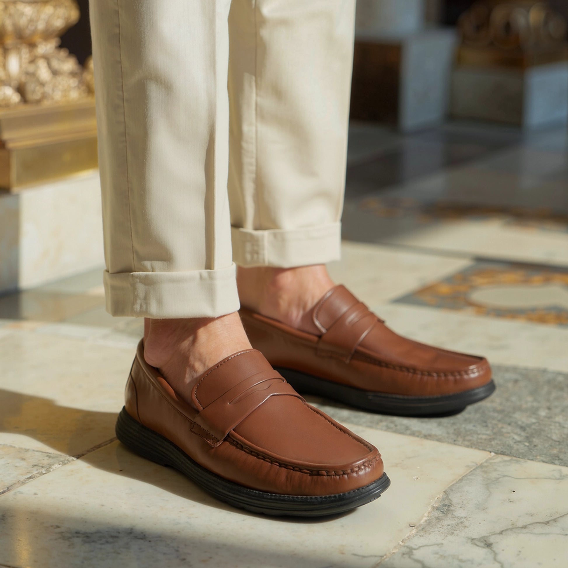 Miller Classic Loafers - Caramel