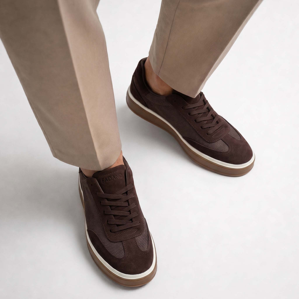 Nolan Court Sneakers - Coffee