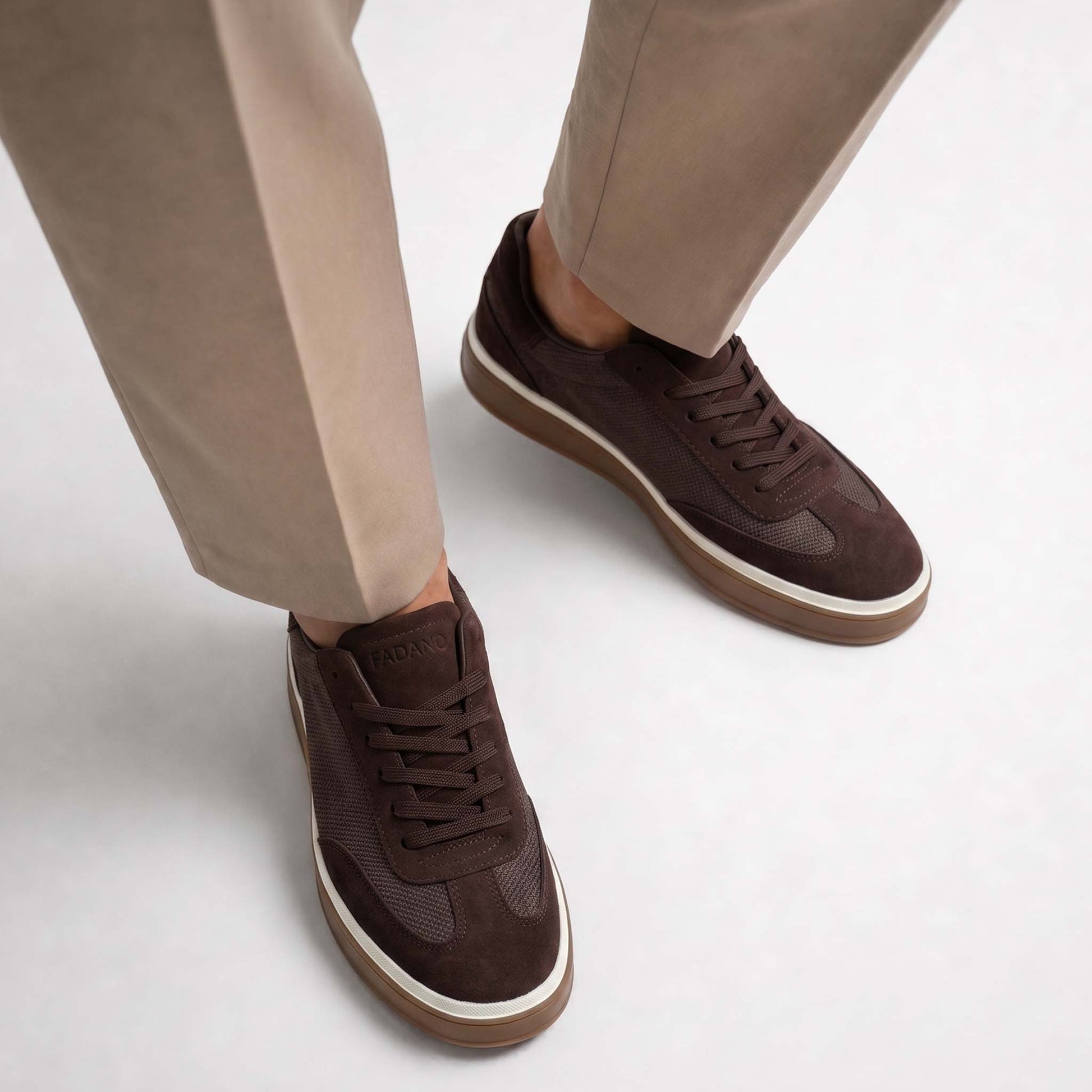 Nolan Court Sneakers - Coffee