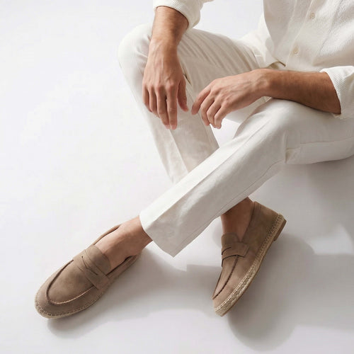 Beckett Espadrille - Sand Brown