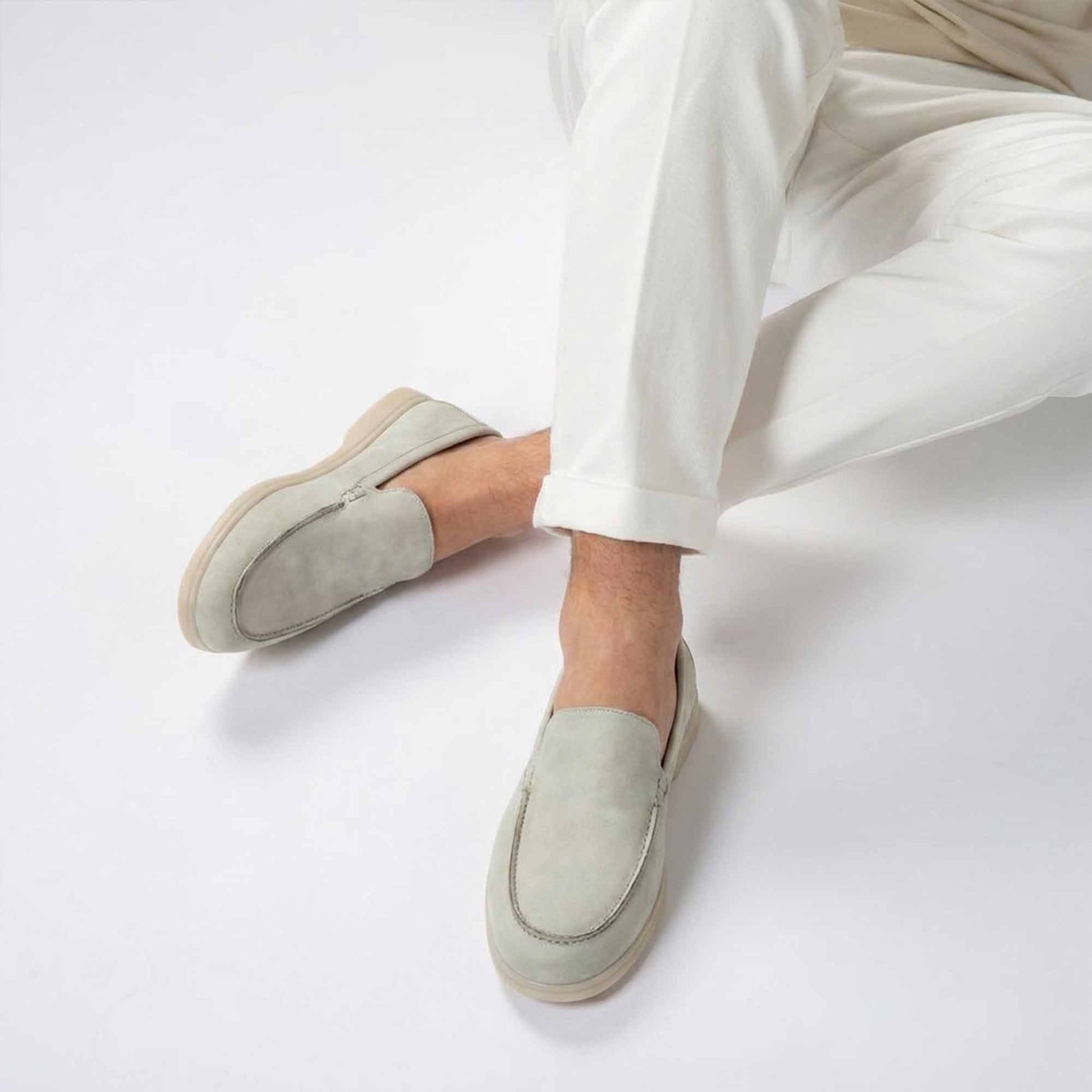 The Winslow Loafers - Light Grey