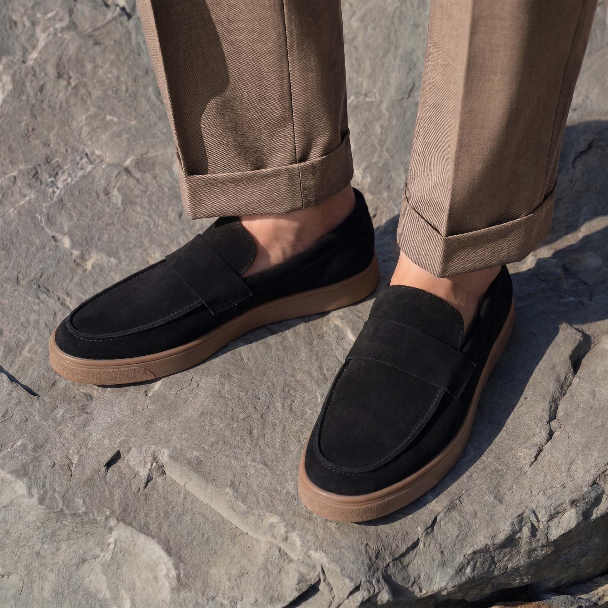 Winston Penny Loafers - Black