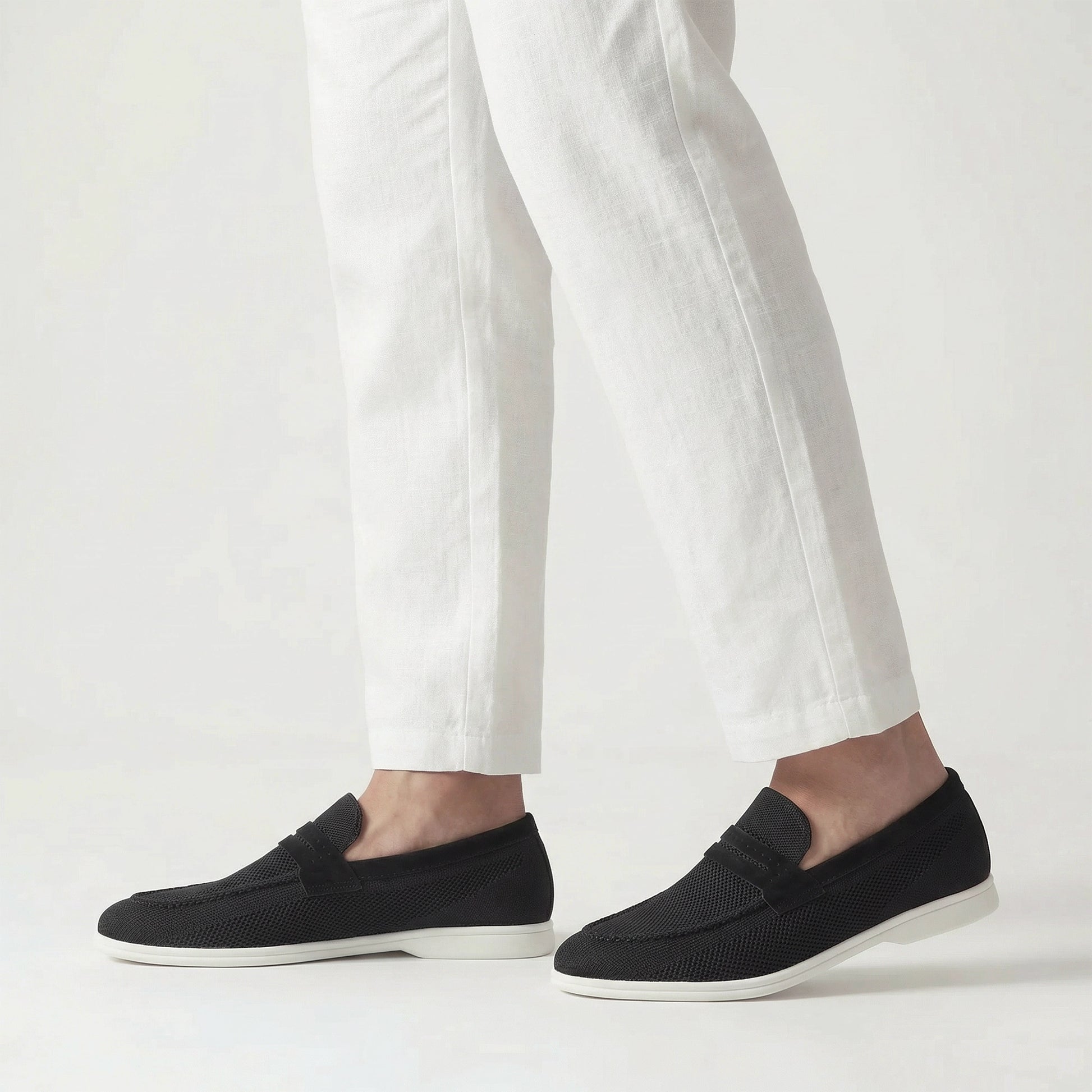 Zandov Penny Loafers - Black